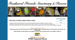 Desktop Screenshot of feathered-friends.com